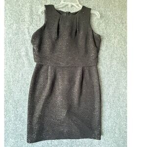 SLNY New York Black Sparkle Sleeveless Party Cocktail Dress -‎ Size 14